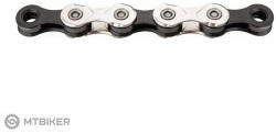 KMC X 11 lánc, 11-seb. , 114 szem, ezüst/fekete