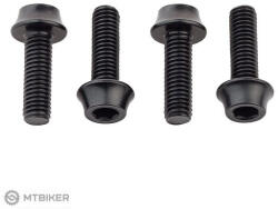 Wolf Tooth kulacstartó csavarok, 4 ks, fekete