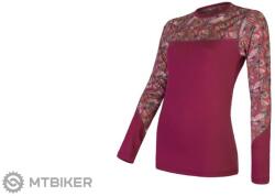 Sensor Merino Impress női póló, lilla/toll (M)