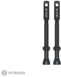 Kellys KLS szelepkészlet belső nélküli gumihoz, 2 db, fekete (40 mm)