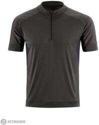 CUBE AM félcipzáras mez, fekete (L)