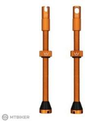 Peaty's Peatys X Chris King MK2 cső nélküli szelepek, 80 mm-es szelepszár, narancs