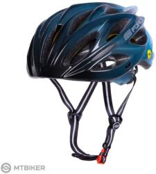 FORCE Bull Hue MIPS sisak, fekete/kék (L-XL (58 - 61 cm))