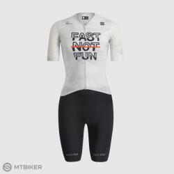 Sportful FAST NOT FUN női overál, fehér/fekete (M)