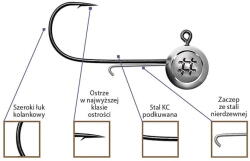 Owner Hooks Precision Slim 4/0 horgász horgok, 10g, 3 db-os készlet (GJ-OD4/010BC)