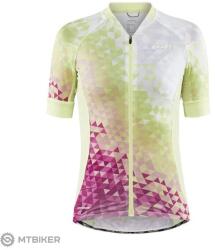 Craft ADV Endur Graphic női mez, sárga/piros (XS)