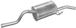 Edex 21-275 hátsó kipufogó dob - RENAULT Thalia I (K21-275ALU-ED)