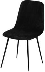  Velúr üléshuzat, elasztán, fekete (186905533)