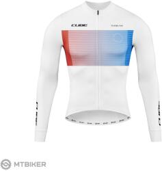 CUBE Teamline mez, fehér/kék/piros (XL)