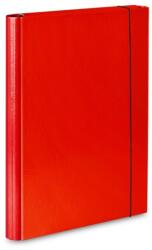 Vaupe Gumis karton mappa, 10mm 308, Piros