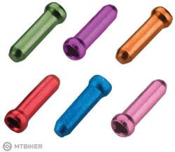 Jagwire fék/váltó bowdenvég, 500 db, piros/kék/rózsaszín/lila/narancssárga/zöld