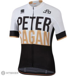 Sportful SAGAN LOGO BodyFit TEAM mez, fehér/fekete (L)