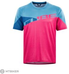 CUBE Edge RoundNeck mez, kék/rózsaszín (M)