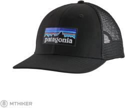 Patagonia P-6 Logo Trucker baseball sapka, black