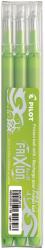 Pilot Rezerva roller Pilot Frixion Ball/Clicker, 0.7 mm, verde deschis, 3 bucati/set (MINAPILOT0.7VD)