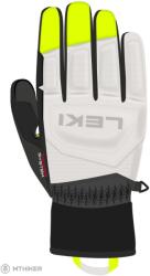 LEKI Griffin Prime 3D kesztyű, fehér-grafit-jeges citrom (8.0)
