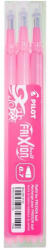Pilot Rezerva roller Pilot Frixion Ball/Clicker, 0.7 mm, roz, 3 bucati/set (MINAPIL0.7ROZ)