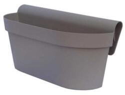 Gardino ESPRIT Korlátra akasztható virágláda, 30 cm, mokka (MAT37291)