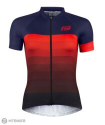 FORCE Ascent női mez, kék/piros (XXL)