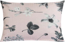 BellaTEX párnahuzat, 60 × 40 cm, réti virágok szürke, rózsaszínű (12756)