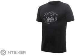 Sensor Merino Active Van Life póló, fekete (XL)