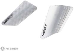 MOST védőmatrica láncvillára, ezüst