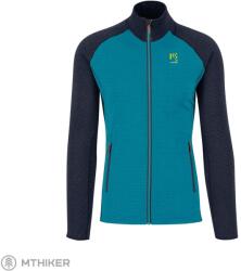 Karpos Ambrizzola hosszú cipzáras pulóver, zöldessárga/űr (XXL)