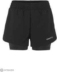 Craft ADV Essence 2-in-1 II női rövidnadrág, fekete (M)