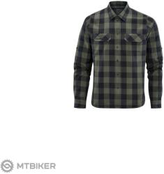 CUBE WORK ing, olive check (XL)