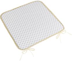 BellaTEX Ülőpárna ADÉLA, 3405 sima 40 × 40, rombusz, szürke-fehér (13202)