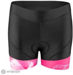 FORCE MINI női rövidnadrág, fekete/rózsaszín (XXL)