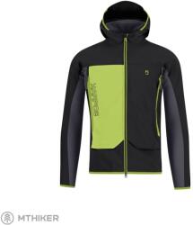 Karpos Pizzo Bianco kabát, fekete/erdőszürke/savas lime (M)