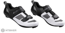 FORCE Road Tria kerékpáros cipő, fekete/fehér (EU 44)