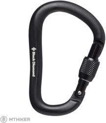 Black Diamond Rocklock Screwgate karabiner, fekete