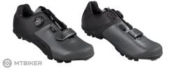 FORCE Virtuoso Gravel kerékpáros cipő, fekete/titán (EU 37)