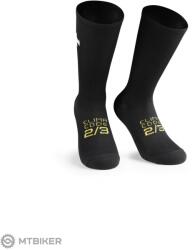 ASSOS SPRING FALL P1 zokni, fekete széria (II (EU 43 - 46))