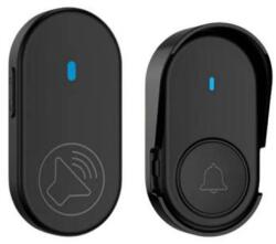 TopVista Sonerie wireless cu 1 post interior TopVista F501, 95dB, 280 m, instalare usoara, neagra (F501)