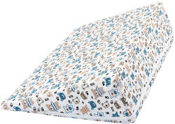 BellaTEX huzat - Ék fejtámla, 80 × 50 × 20 cm, 406 mackó - elasztán (13219)