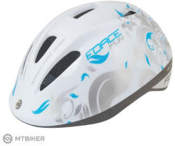 FORCE Fun Flower gyerek sisak, fehér/szürke (M (52-56 cm))