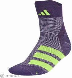 adidas RUNxADIZERO zokni, aurora plum/white/solar yellow (XS (EU 34 - 36))