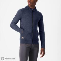 Castelli MILANO 2 FULL ZIP FLEECE pulóver, sötétkék (XXL)