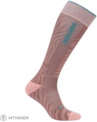 icebreaker Ski+ Light OTC Mountain Contour női térdzokni, summit/blush/hydro (S (EU 35 - 37))