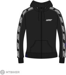 Leatt Zip Tech női pulóver, heather black (XXL)