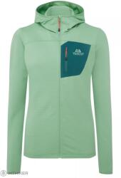 Mountain Equipment Lumiko Kapucnis női pulóver, zuzmó zöld/D kékeszöld (XL)