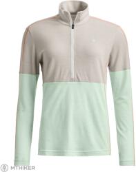 ORTOVOX 185 RockNWool cipzáras női póló, fehér teazöld (XS)