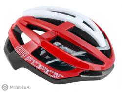 FORCE Lynx sisak, fekete/piros/fehér (S/M (55 - 59 cm))