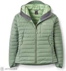 Rab Microlight Windstopper Hoody női dzseki, dark fig green (M)
