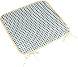 BellaTEX Ülőpárna BERTA, 3410 sima 40 × 40, kockás, szürke (13014)