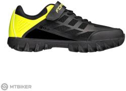 FORCE GO2 kerékpáros cipő, fekete/neon (EU 40)