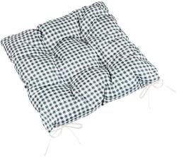 BellaTEX Ülőpárna BERTA, 4110 steppelt 40 × 40, kockás, szürke (13017)